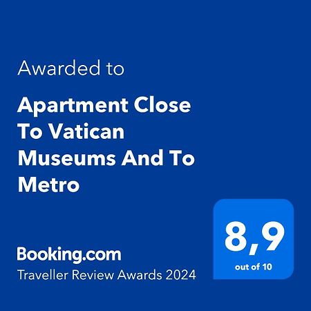 Apartment Close To Vatican Museums And To Metro Rome Bagian luar foto