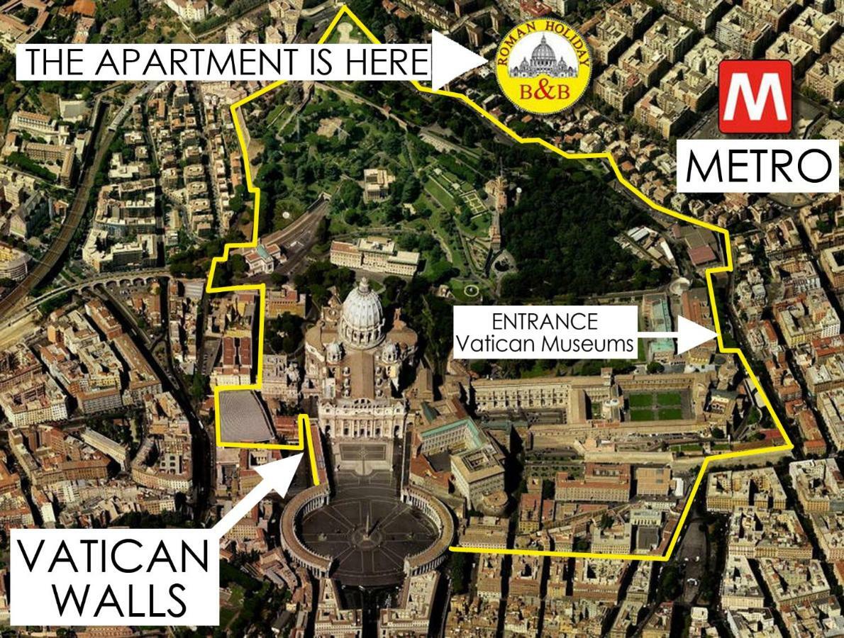 Apartment Close To Vatican Museums And To Metro Rome Bagian luar foto